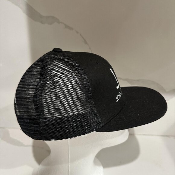 Joel Gott Wines Hat Cap Snap Back Black Trucker Embroidered Advertising Mens - Picture 4 of 6